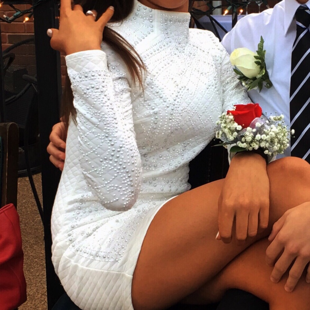 White Homecoming dress